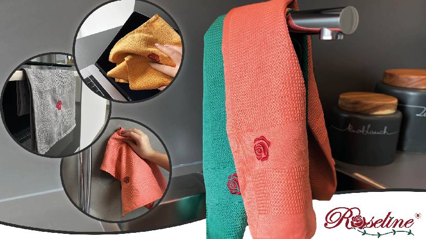 Mikrofaser Handtücher Küchentücher Roseline